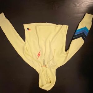 Aviator Nation neon yellow pullover